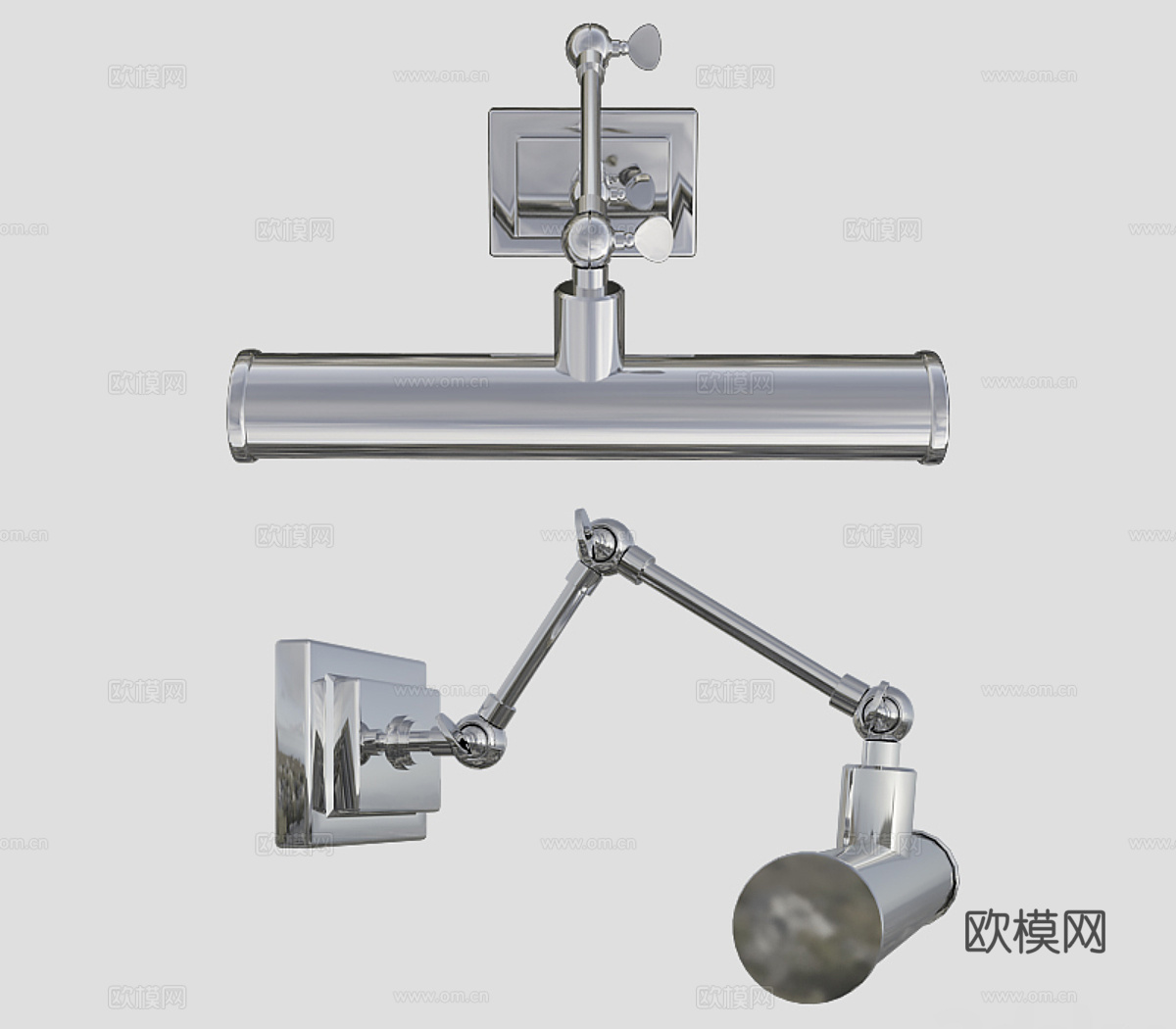 镜前灯su模型