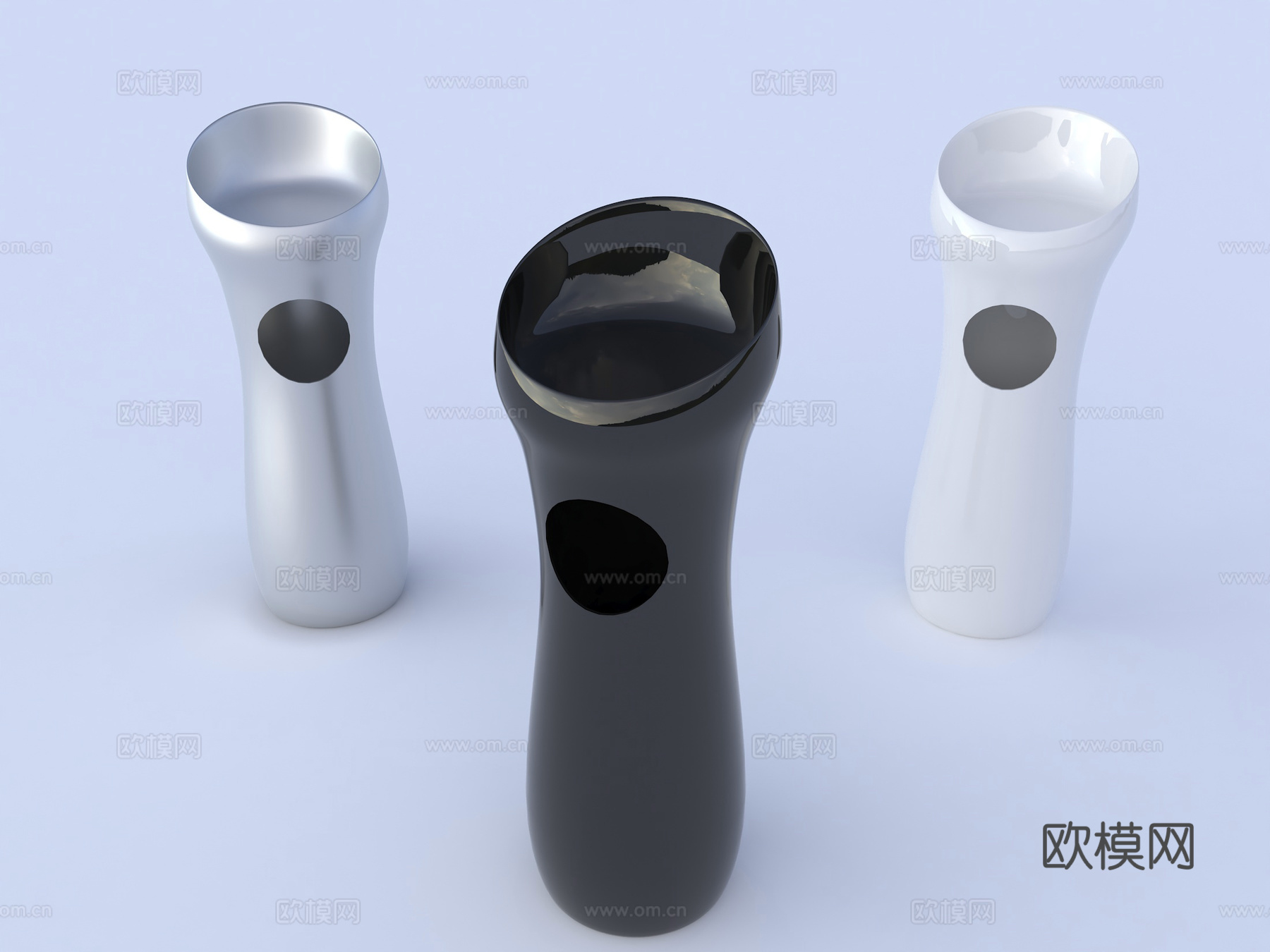 异形垃圾桶 垃圾桶 商用垃圾桶 金属垃圾箱 酒店宾馆 公用垃su模型
