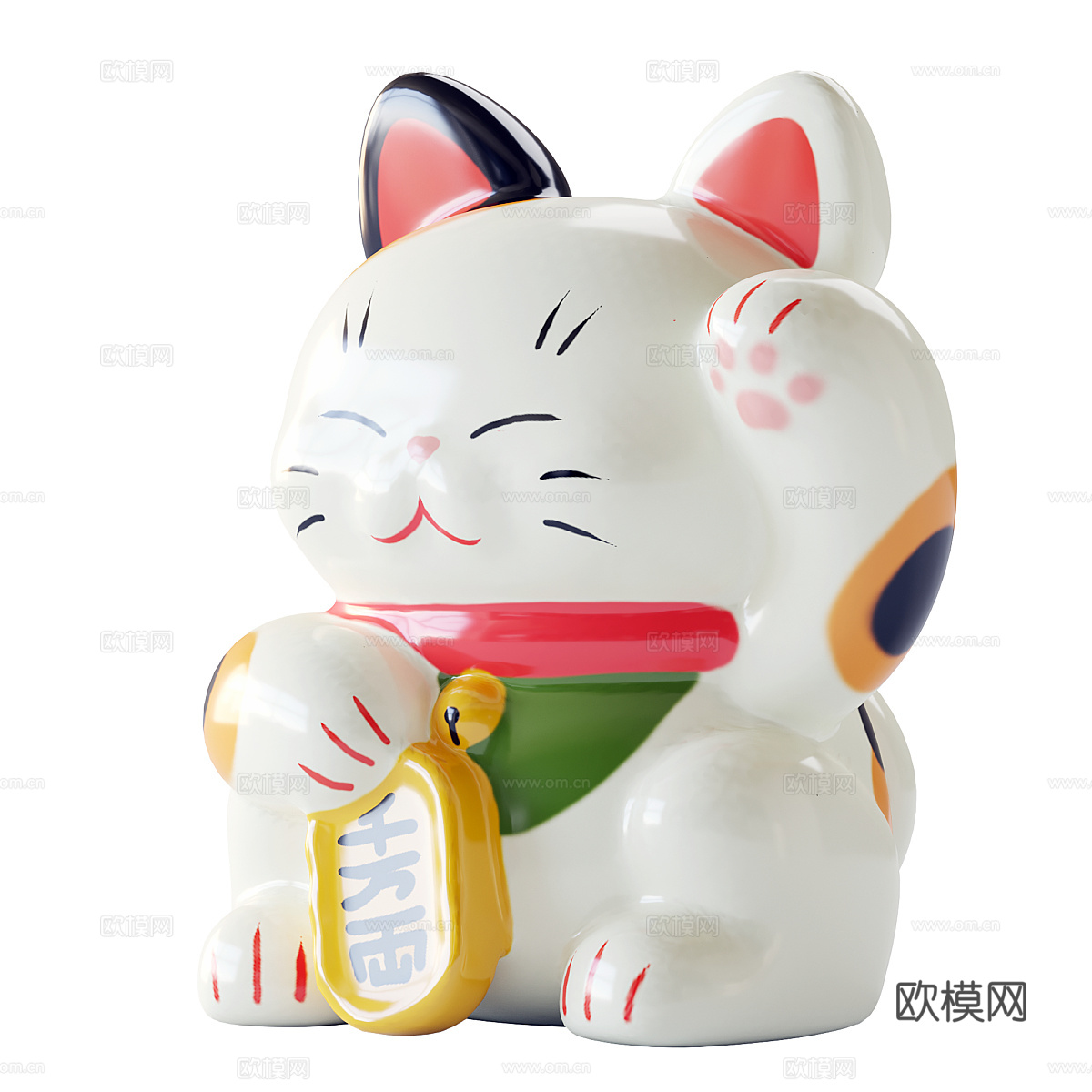 招财猫3d模型