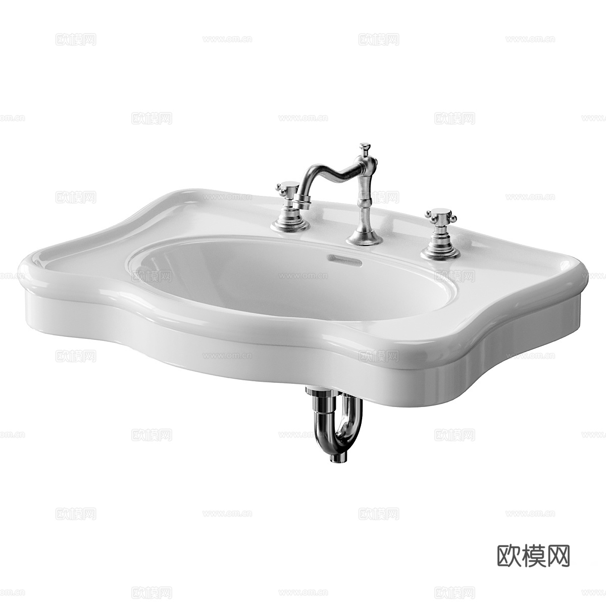 台盆 洗手盆 面盆3d模型