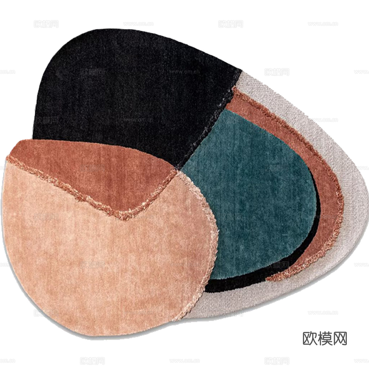 现代风 儿童艺术地毯 异形地毯