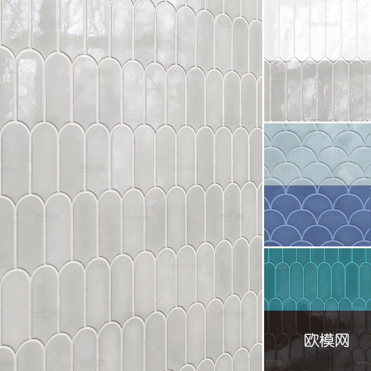 瓷砖 花砖 仿古砖3d模型