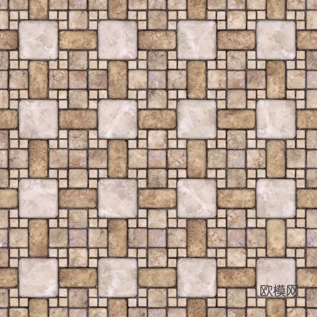 复古瓷砖 地砖 几何瓷砖 地面拼花 瓷砖下载