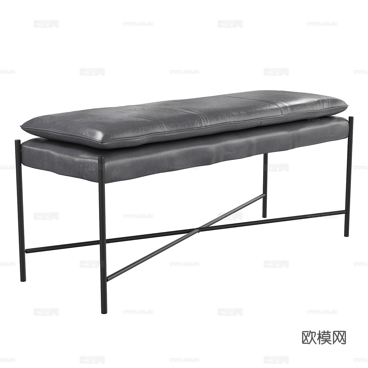 现代意式 Homary 长凳3d模型