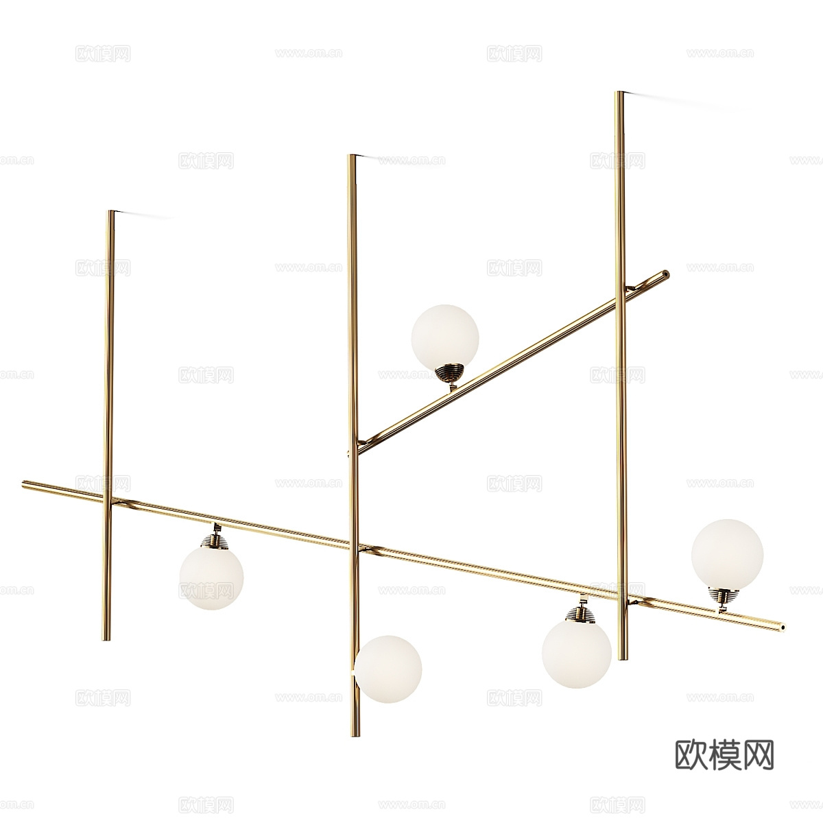 现代意式极简 Fabbian 装饰吊灯3d模型