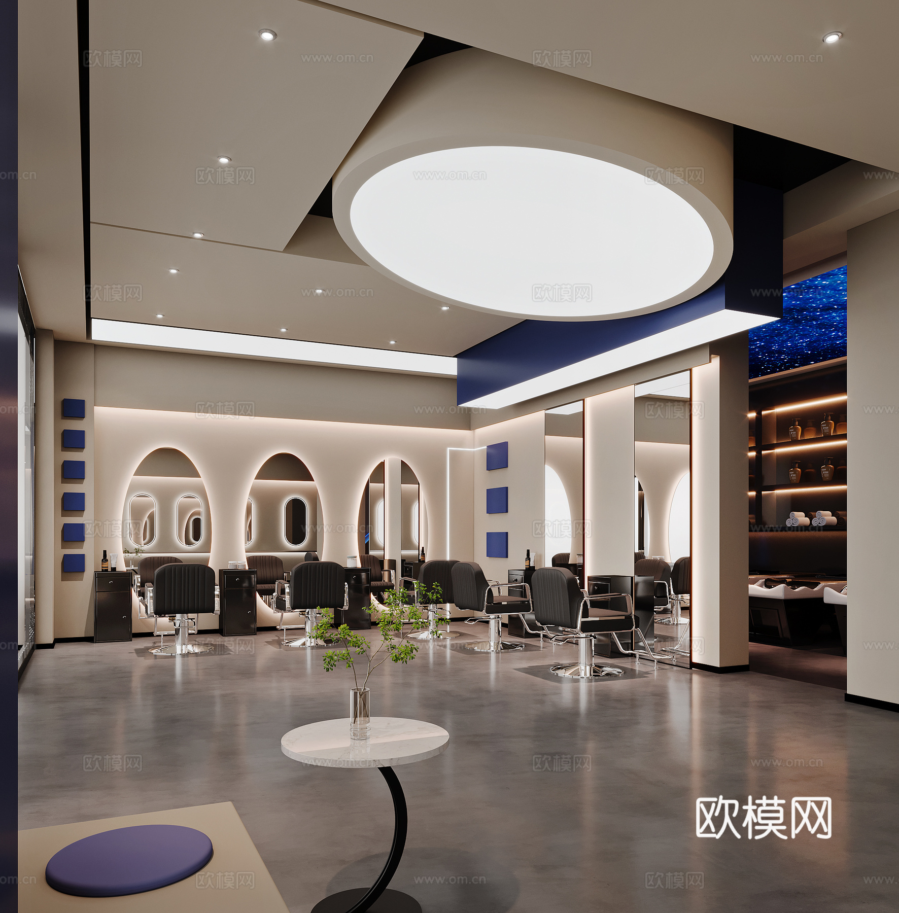 现代理发店3d模型下载