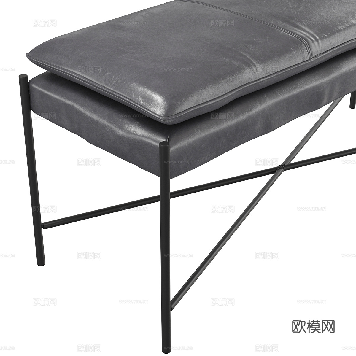 现代意式 Homary 长凳3d模型