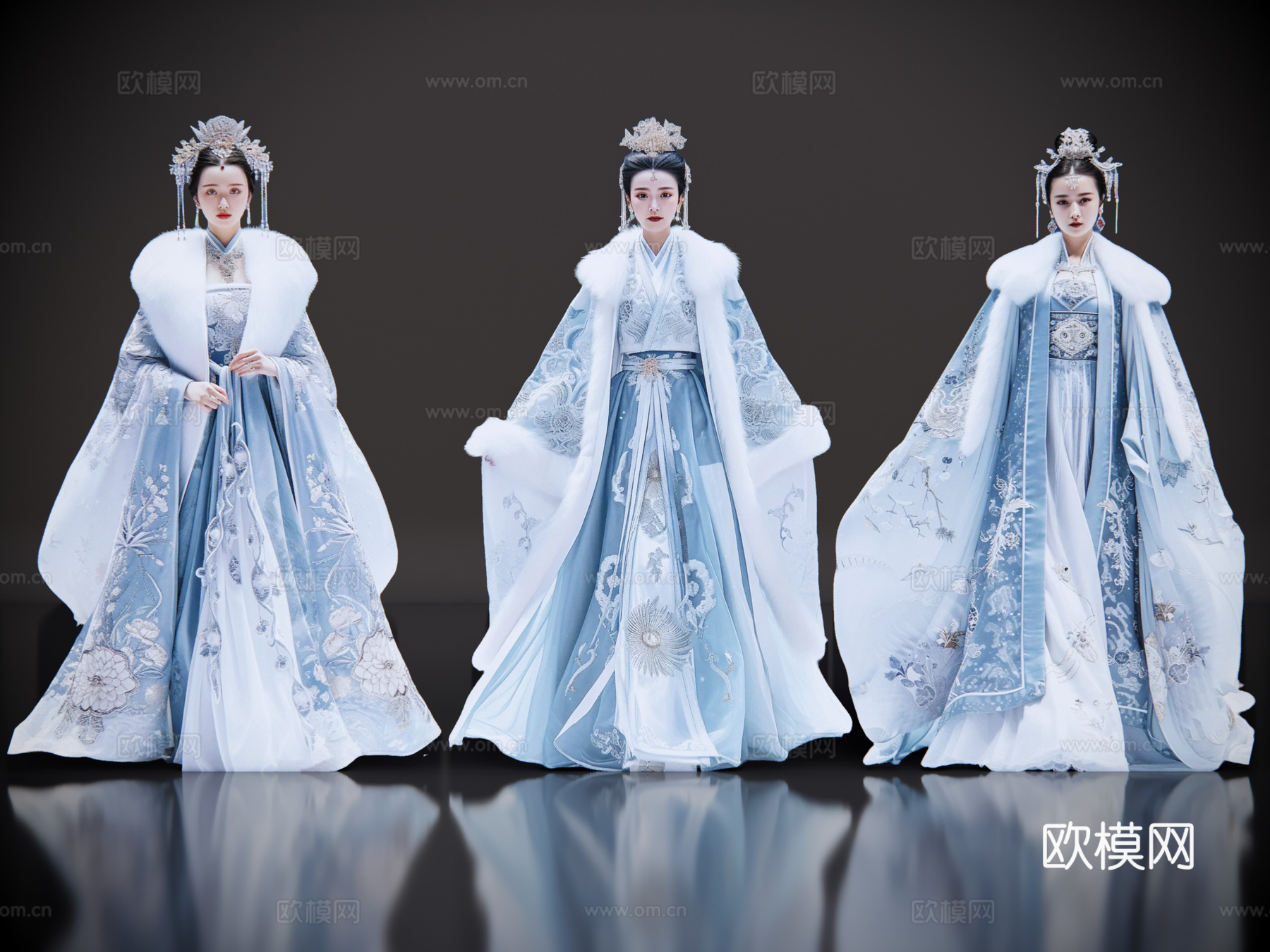女人 2D古装人物 汉服美女 古装美女 古典美人 古风美女su模型