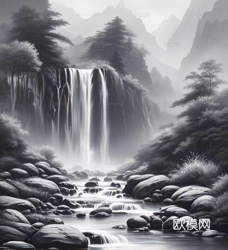 流水瀑布屏幕