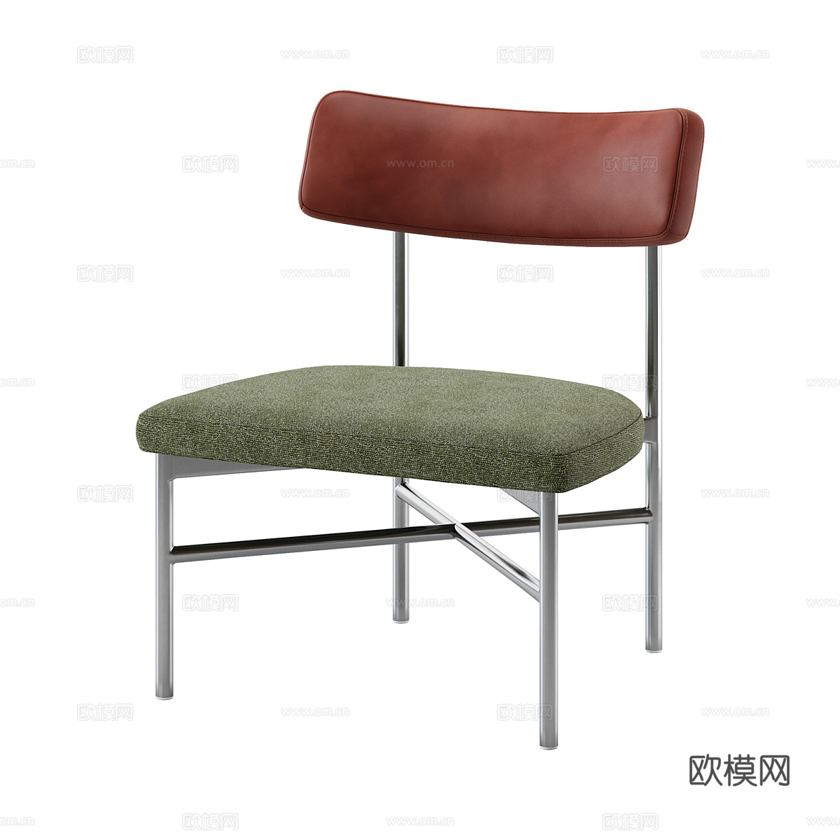 现代简约单人沙发 单人沙发 简约沙发 客厅沙发 休闲沙发3d模型