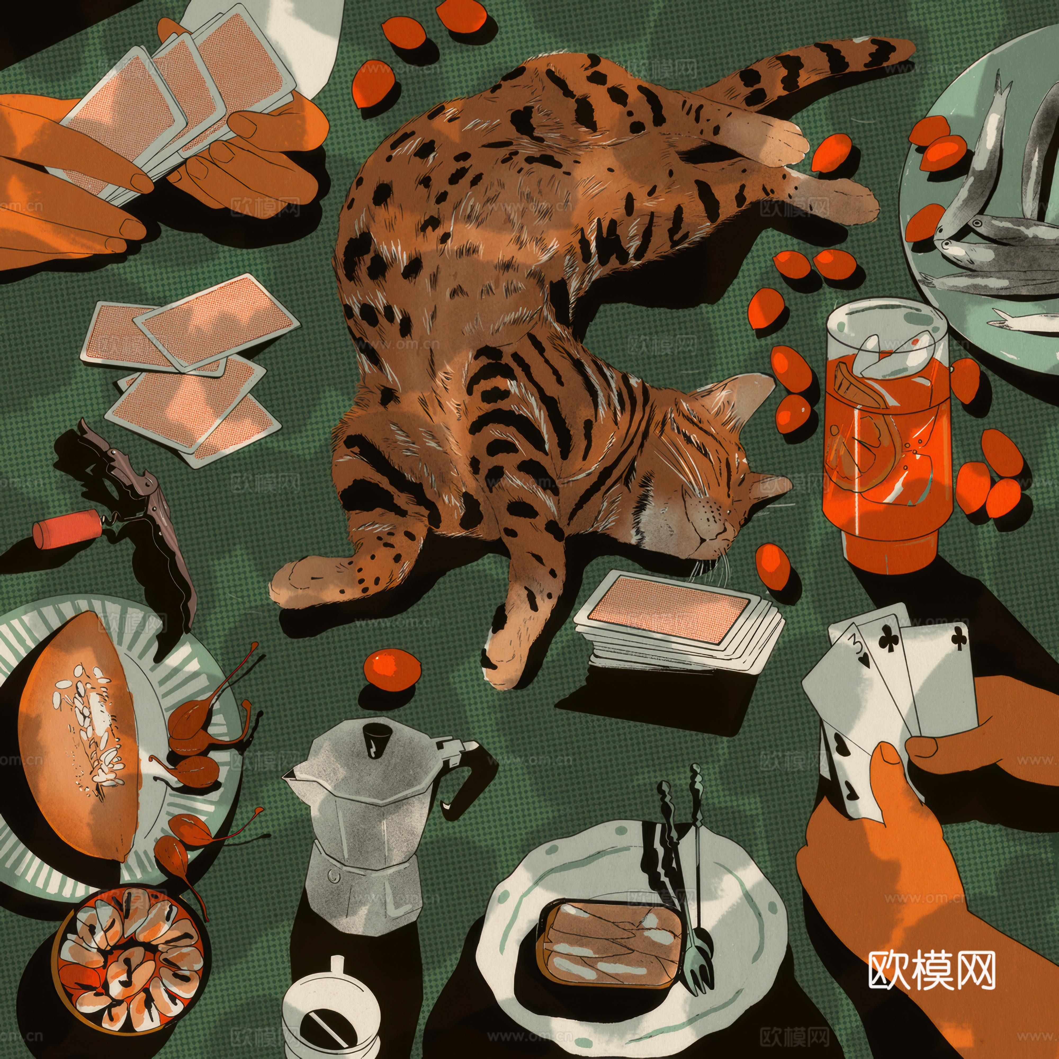 儿童插画艺术画装饰画