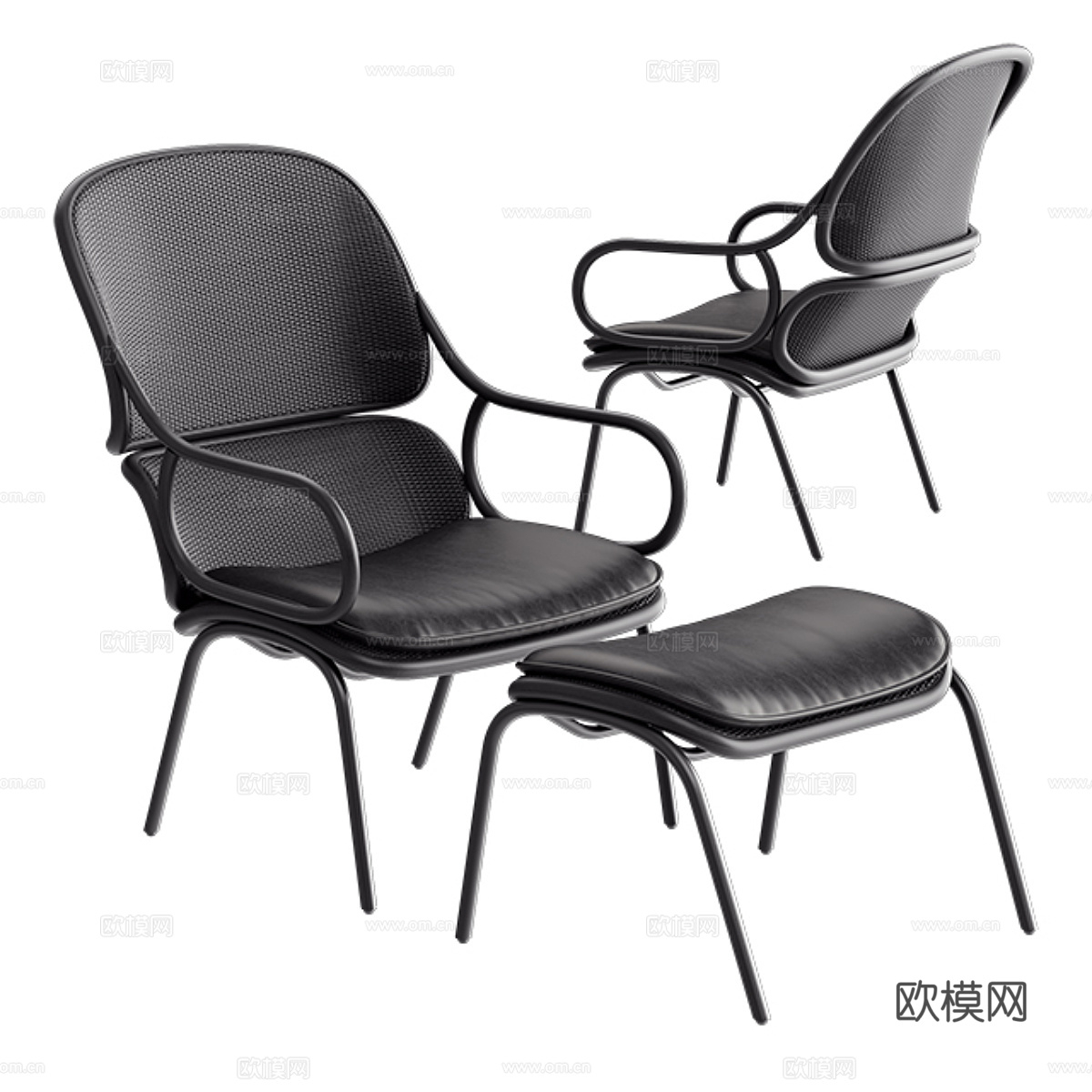 现代休闲椅 户外休闲椅3d模型