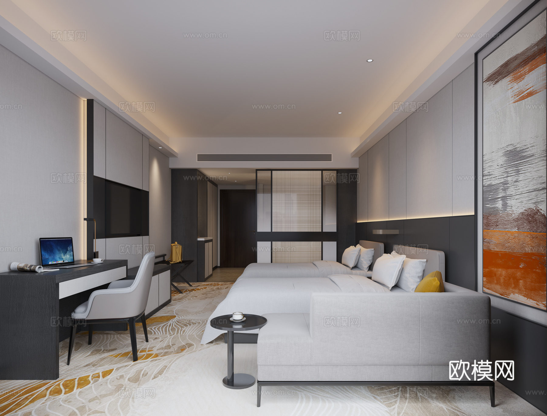 酒店套房3d模型