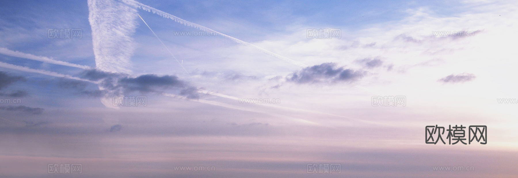 彩色云朵 云层 外景 超清天空材质贴图下载