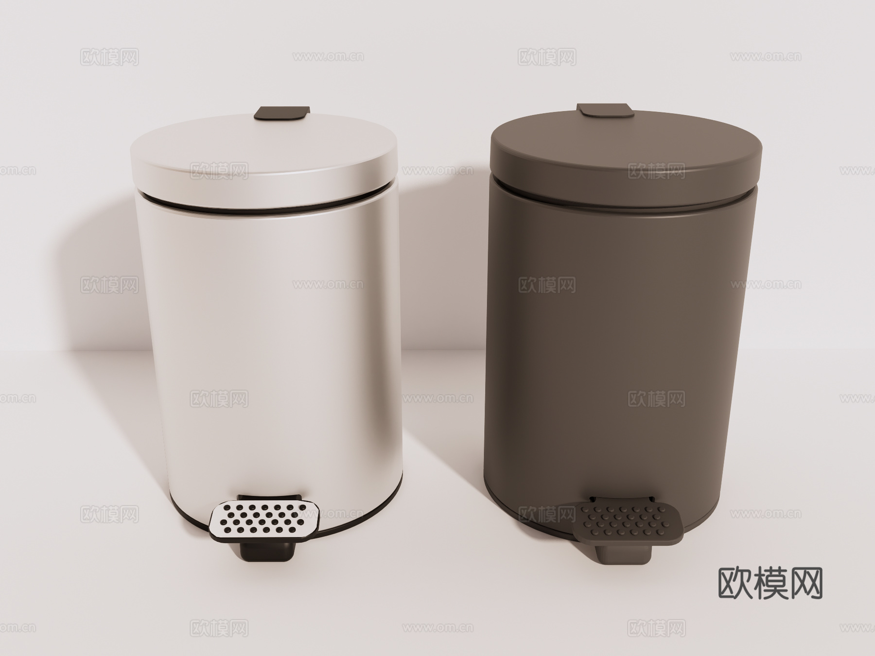 垃圾桶 室内垃圾桶 卫生间垃圾桶 家用垃圾桶su模型