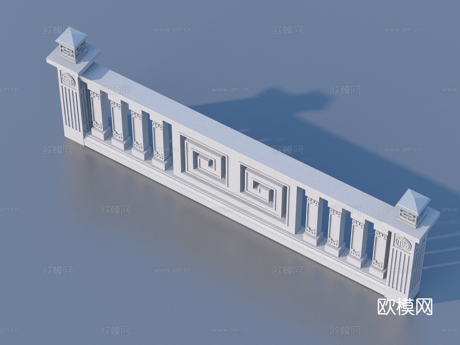 围栏 护栏 栏杆3d模型