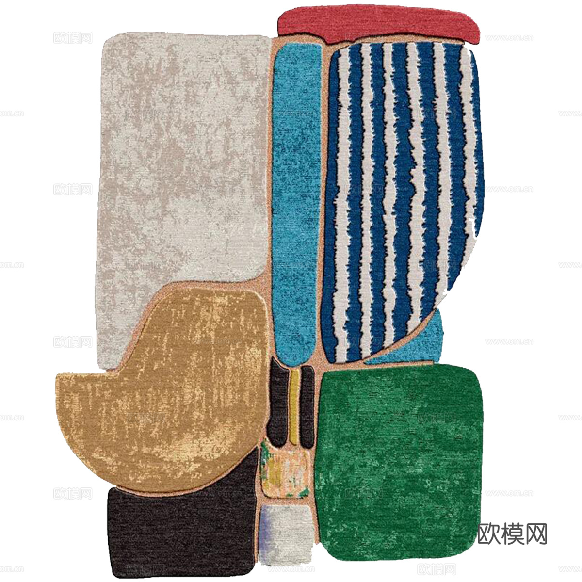 现代风儿童地毯 彩色地毯