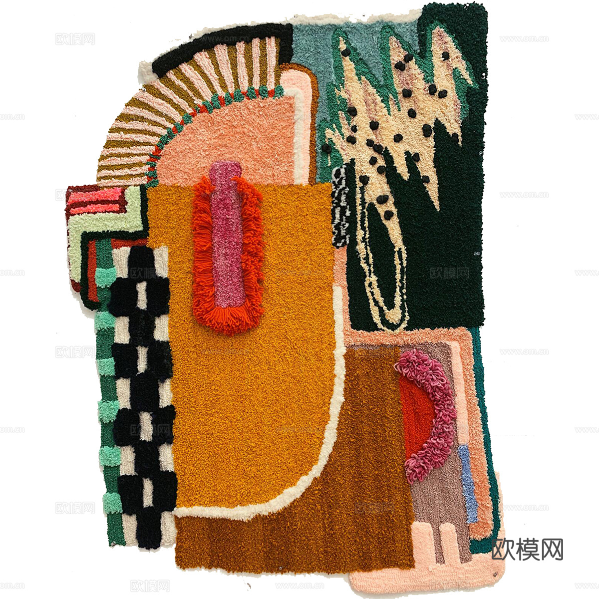 现代风儿童地毯 彩色地毯