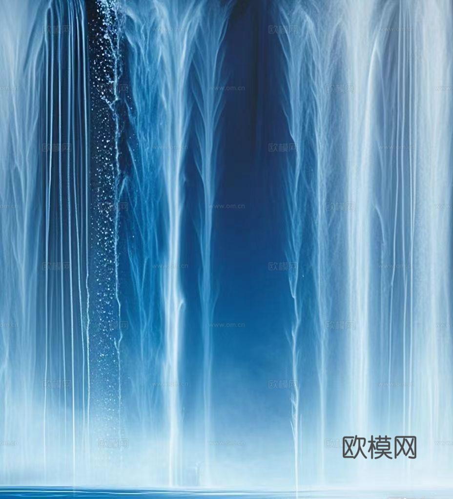 流水瀑布屏幕