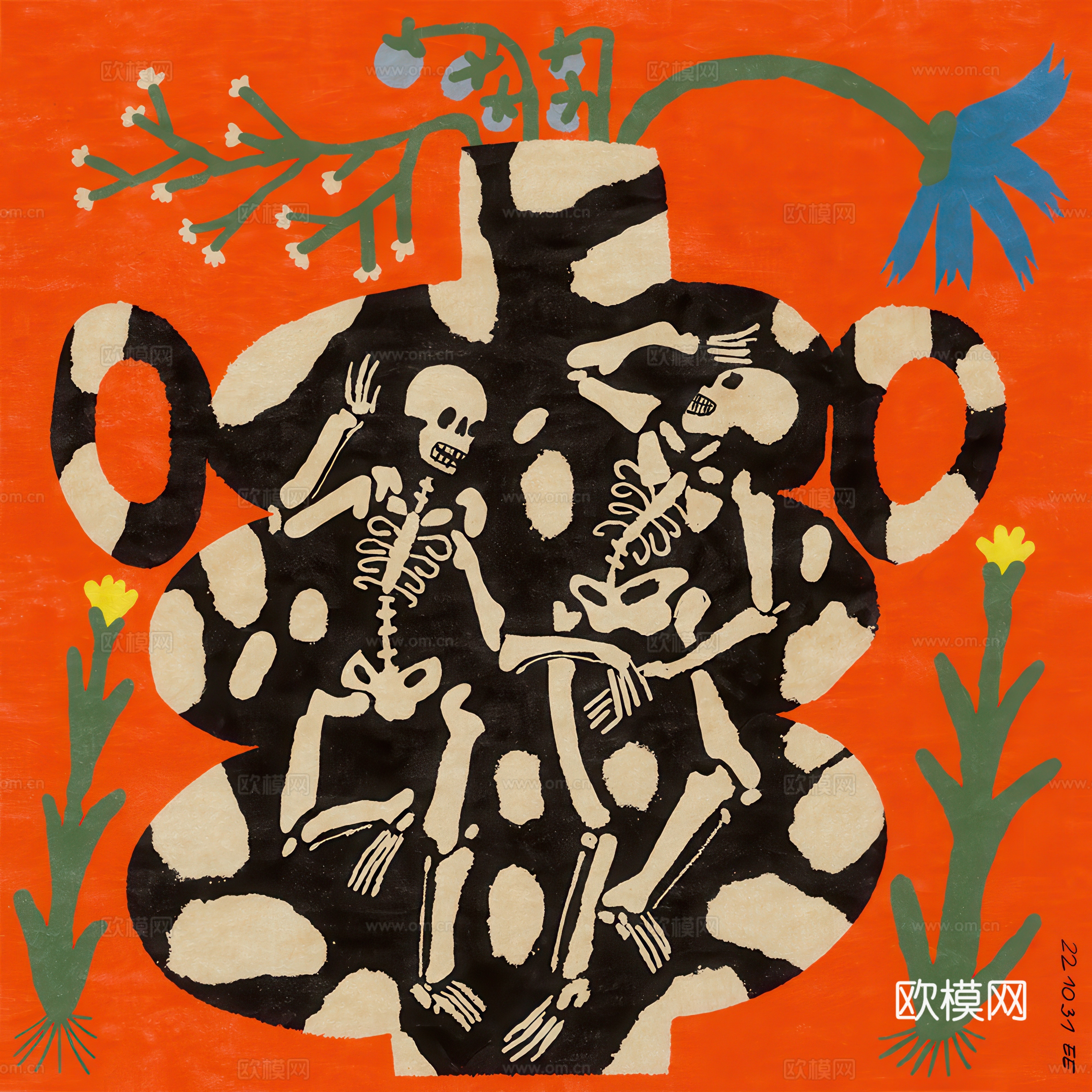 儿童插画艺术画装饰画