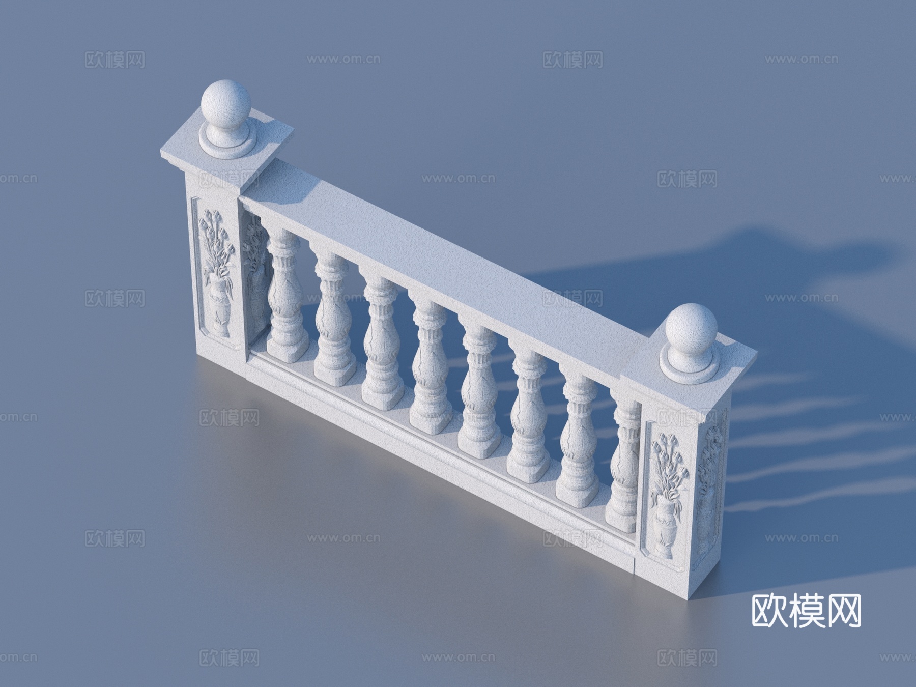 围栏 护栏 栏杆3d模型