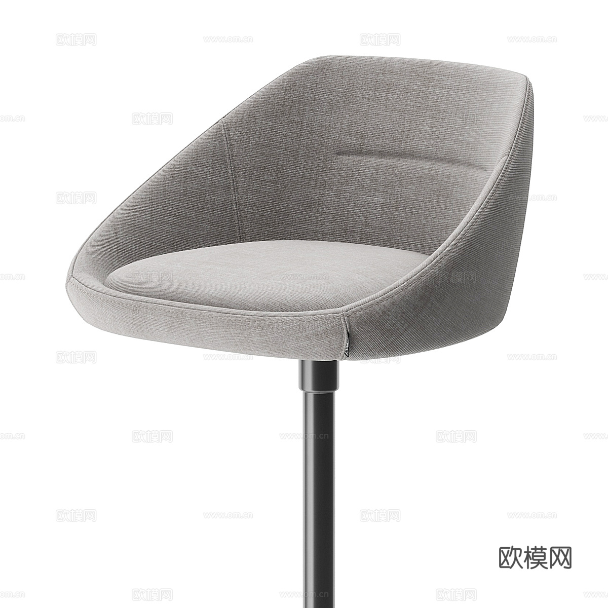 现代意式 Ezy 吧台椅3d模型