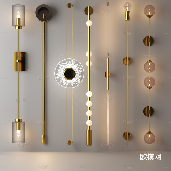 现代灯笼3d模型下载