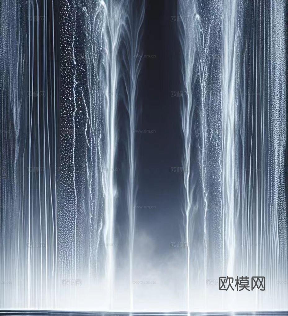 流水瀑布屏幕