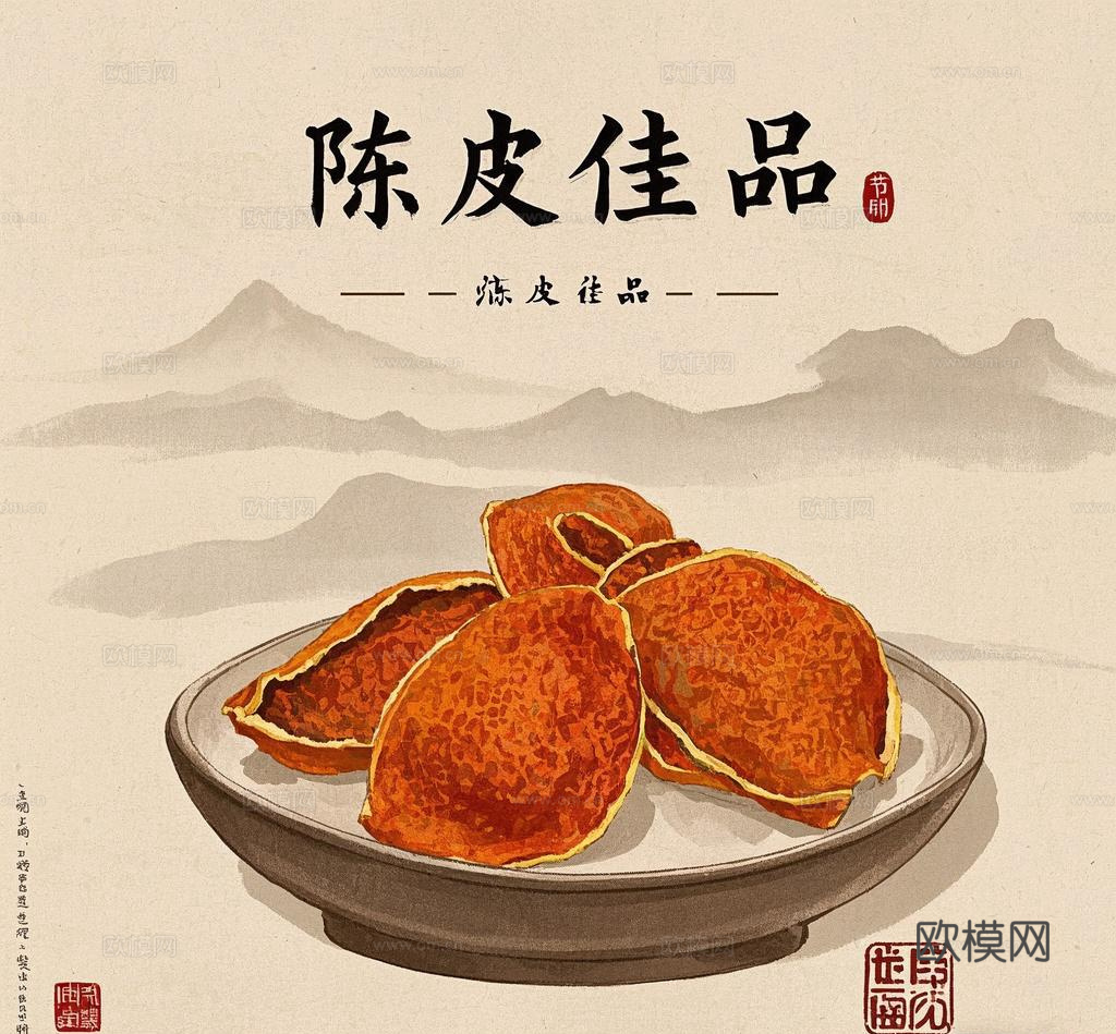 陈皮宣传海报