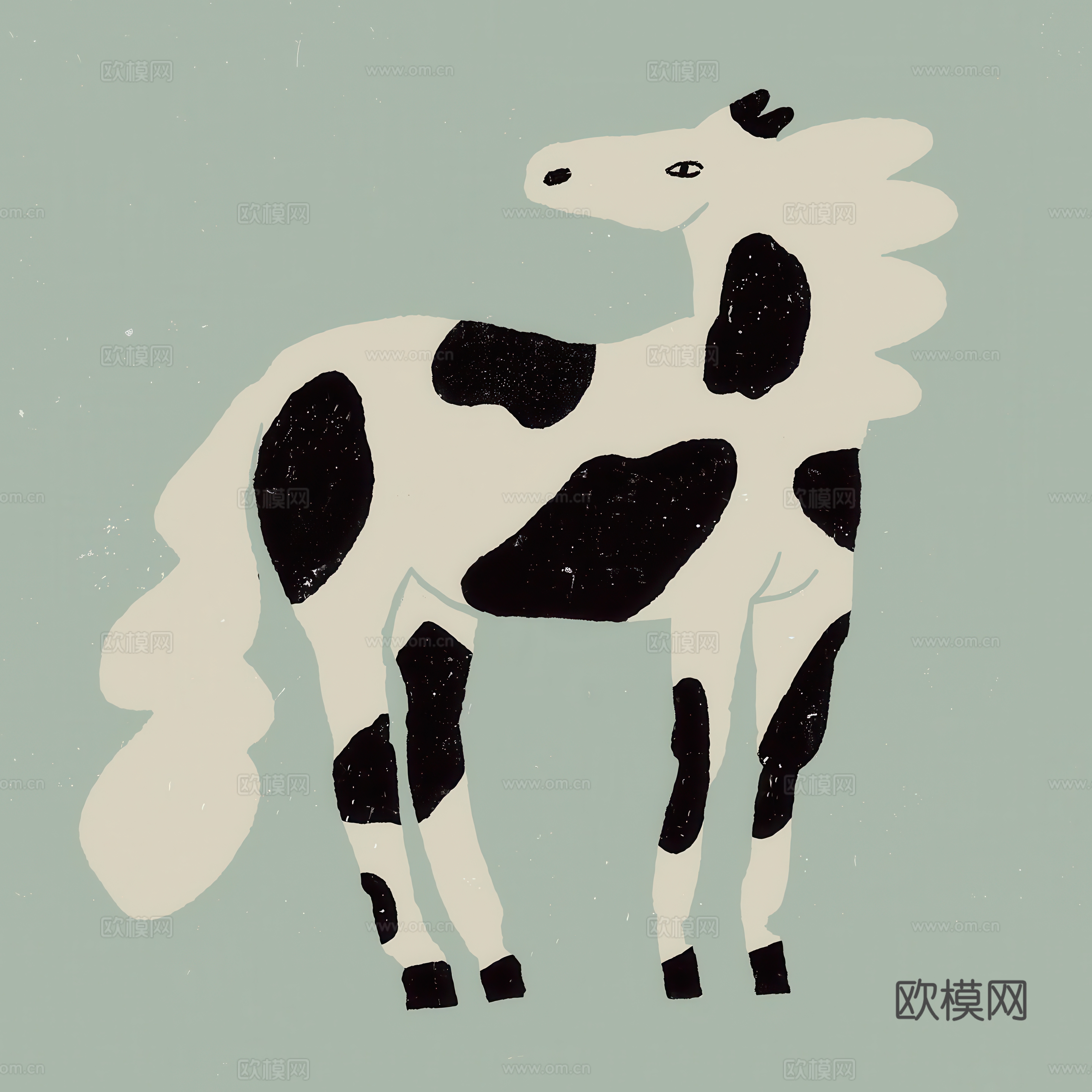 儿童插画艺术画装饰画
