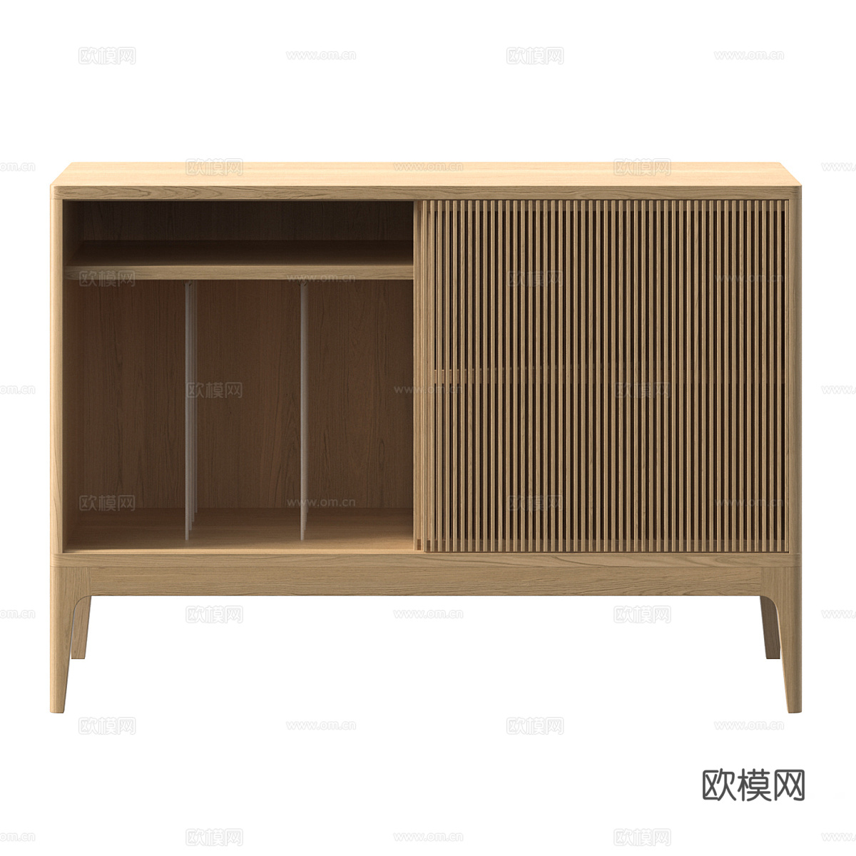新中式餐边柜3d模型