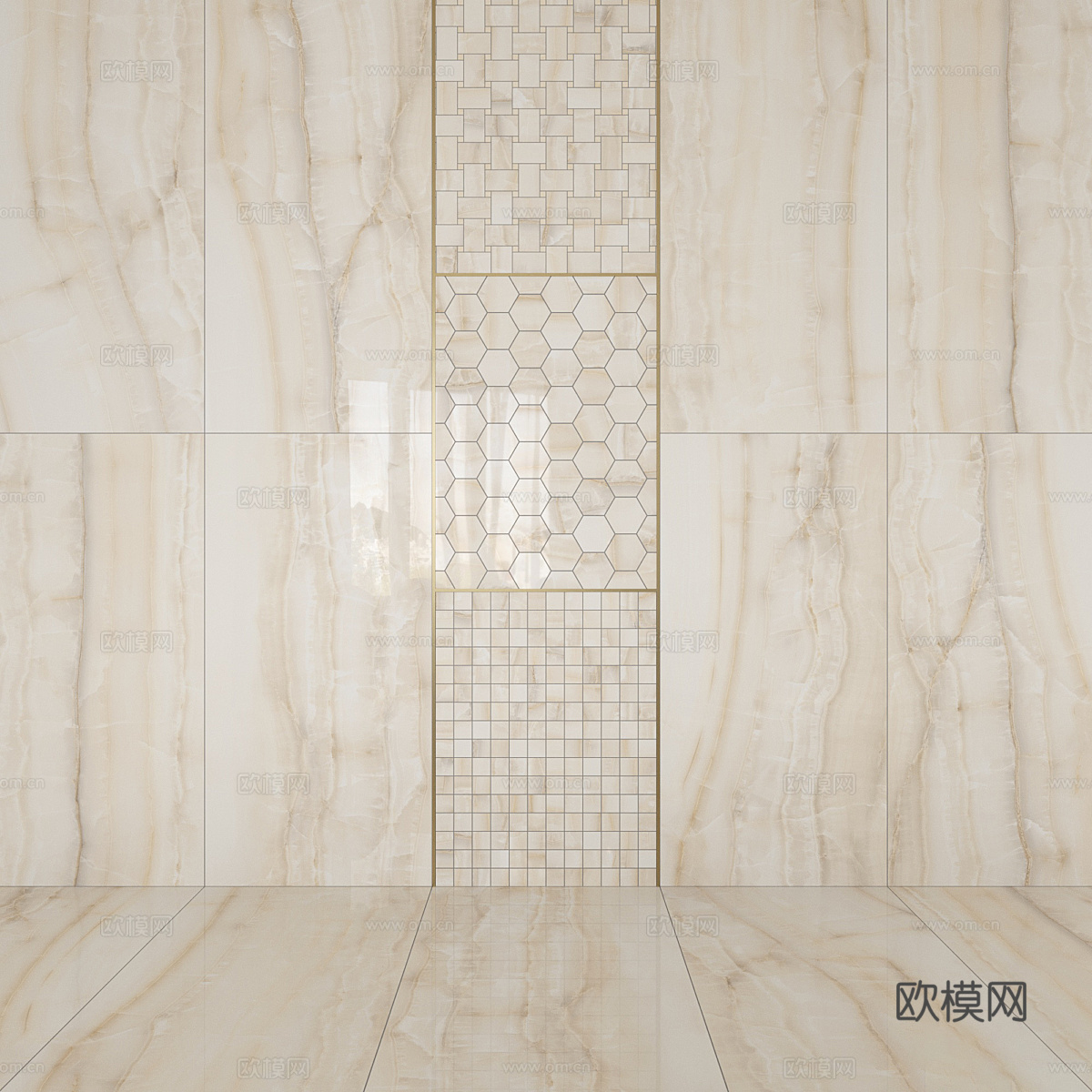 岩板 大理石 PU石材3d模型