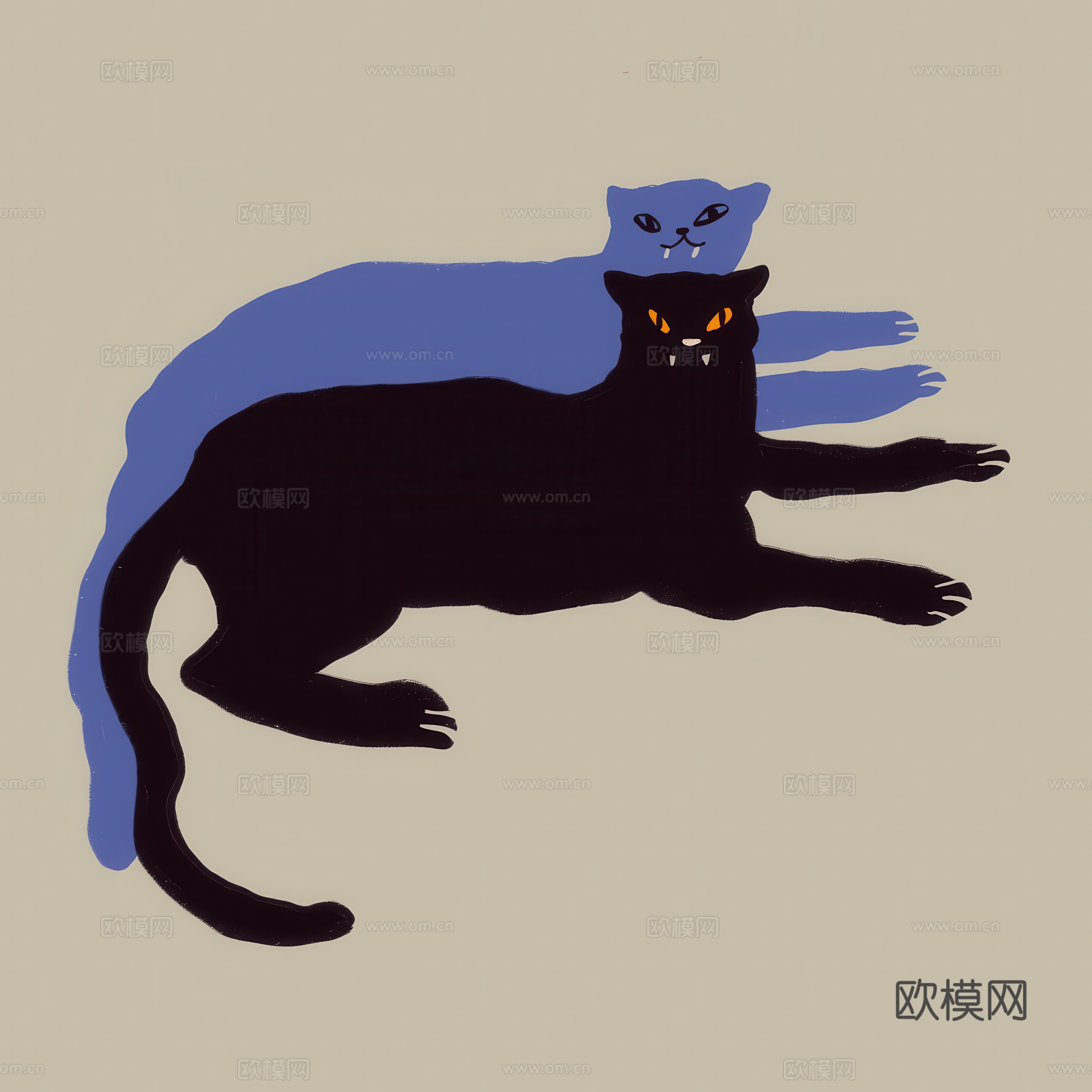 儿童插画艺术画装饰画
