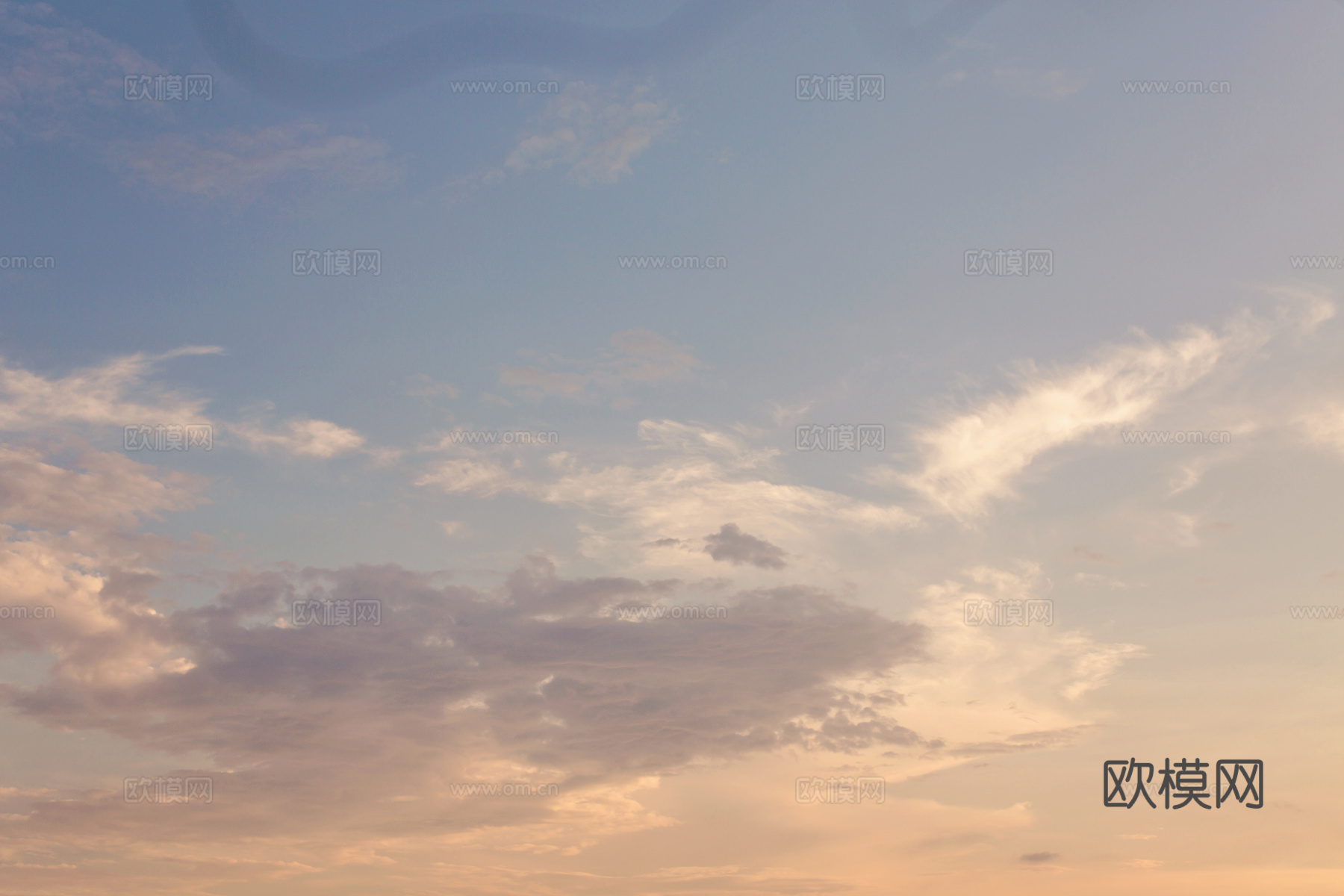 彩色云朵 云层 外景 超清天空材质贴图下载