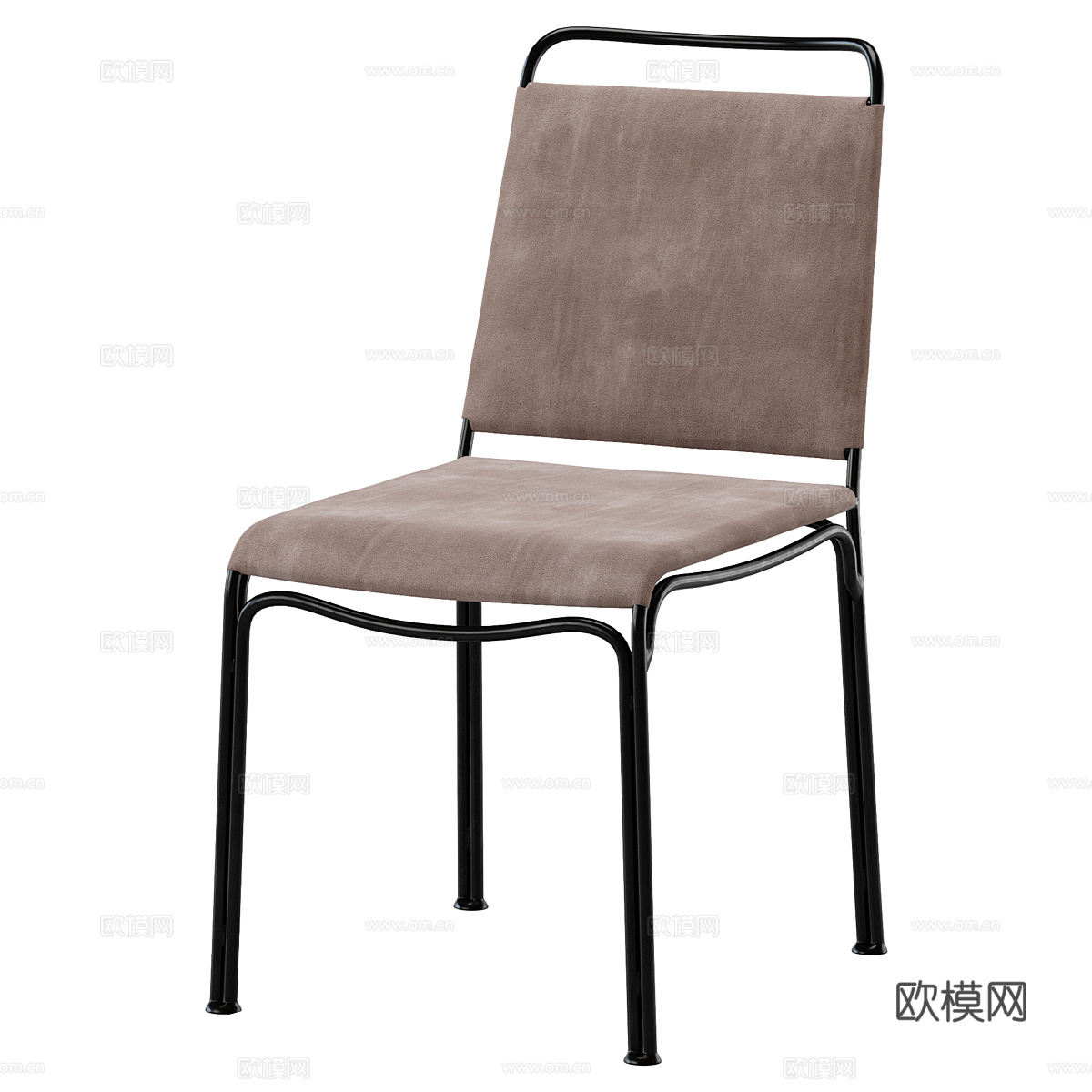现代简约单人椅子 简约椅子 休闲椅子 凳子 餐厅椅子3d模型