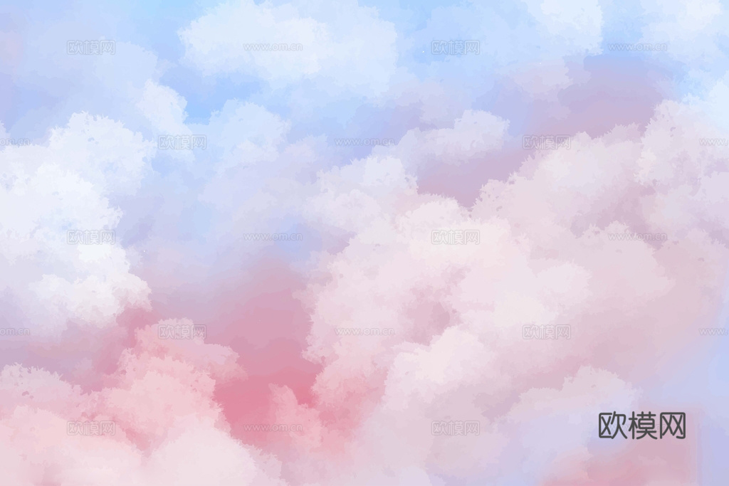 彩色云朵 云层 外景 超清天空材质贴图下载
