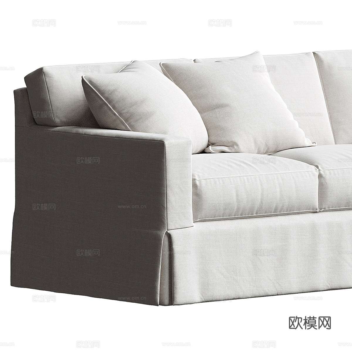 美式简约 Richmond 休闲沙发3d模型