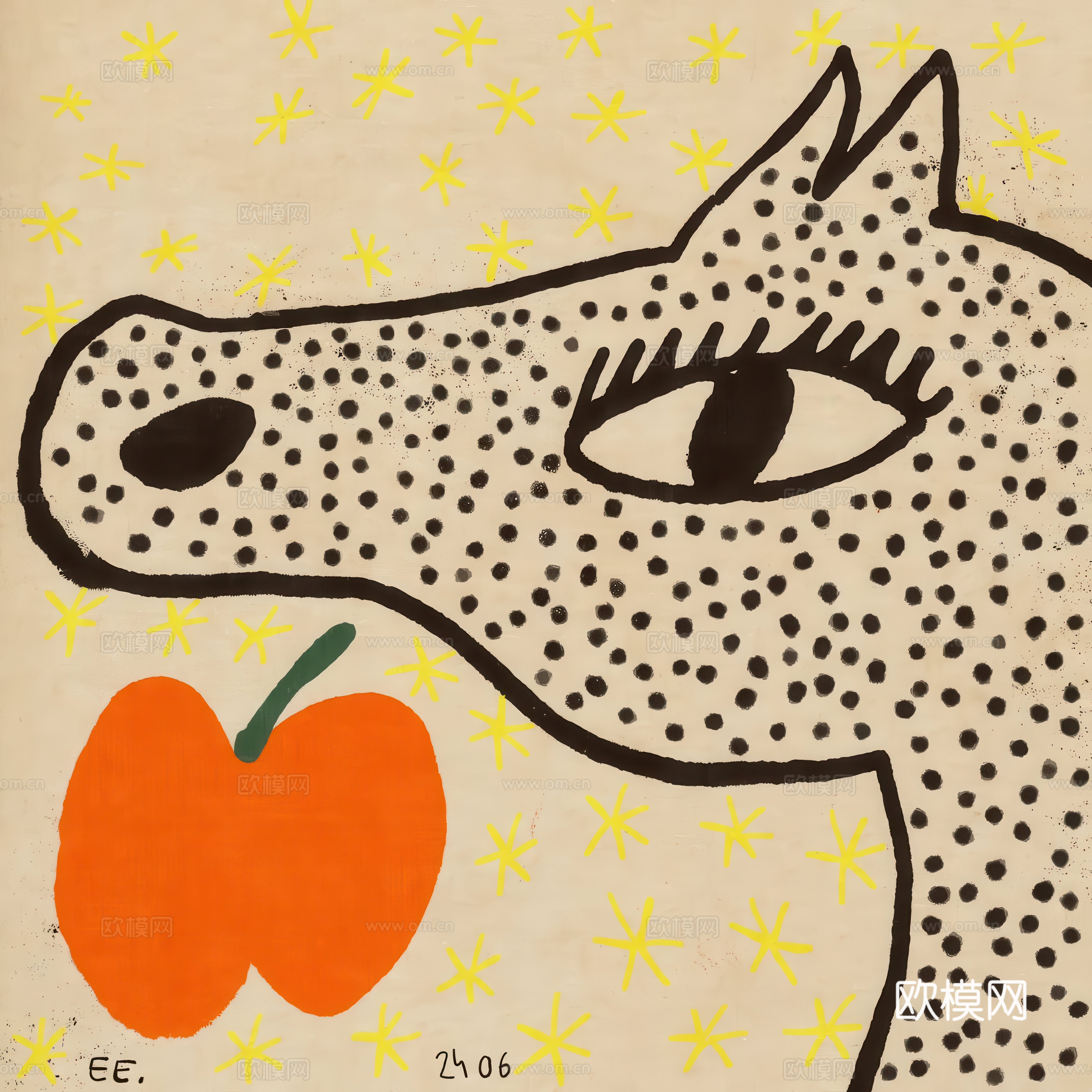 装饰画儿童挂画艺术画下载