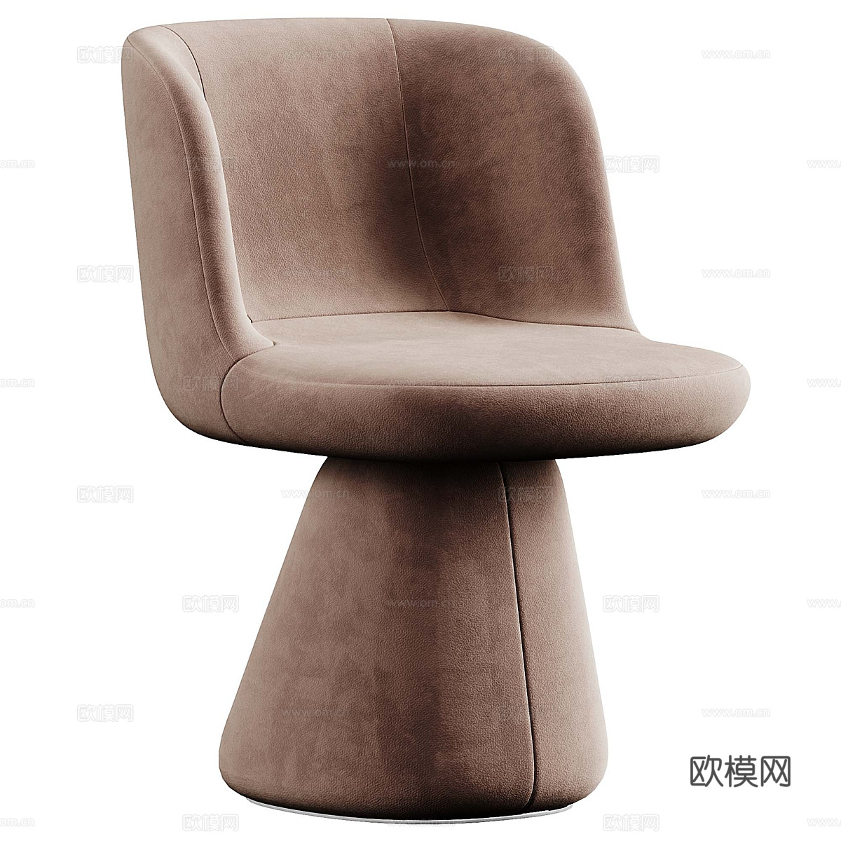 现代奶油风 Bebitalia Flair 椅子3d模型