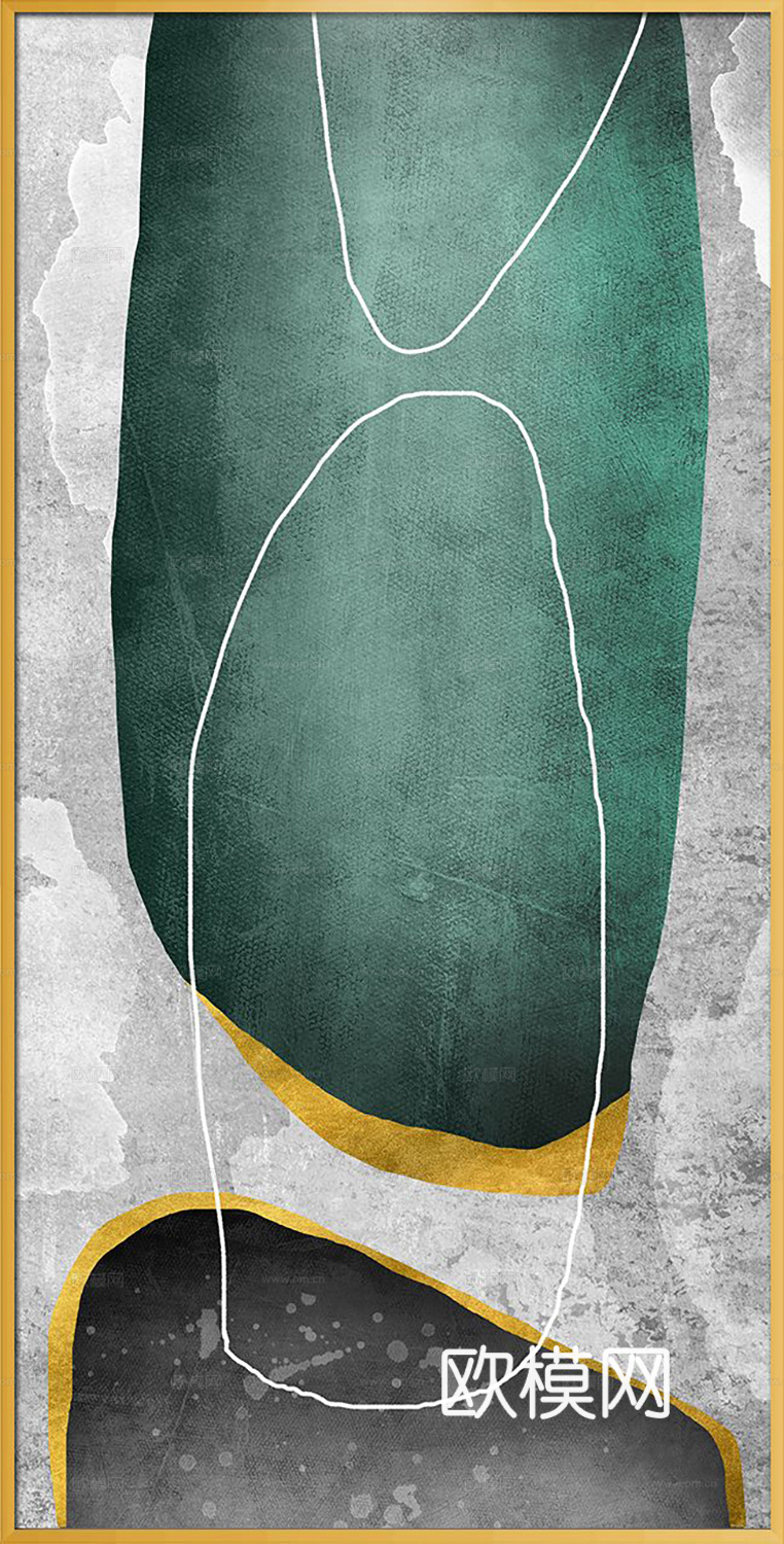 立体几何挂画 现代轻奢挂画   简约抽象装饰画  纹理挂画下载