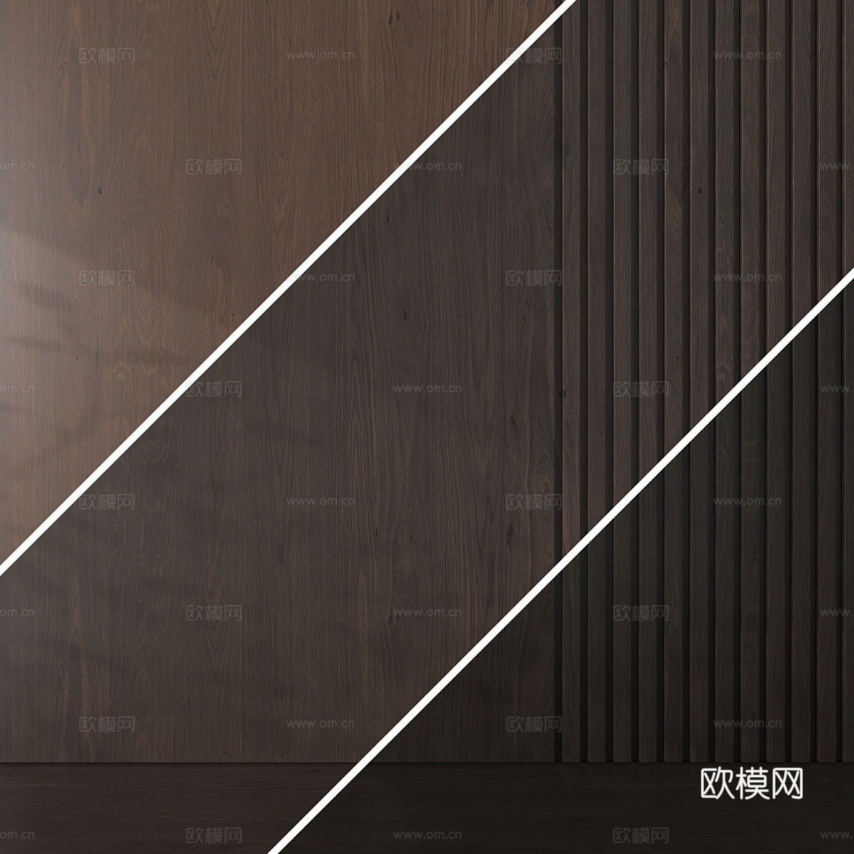 木饰面 木纹 橡木木饰面3d模型