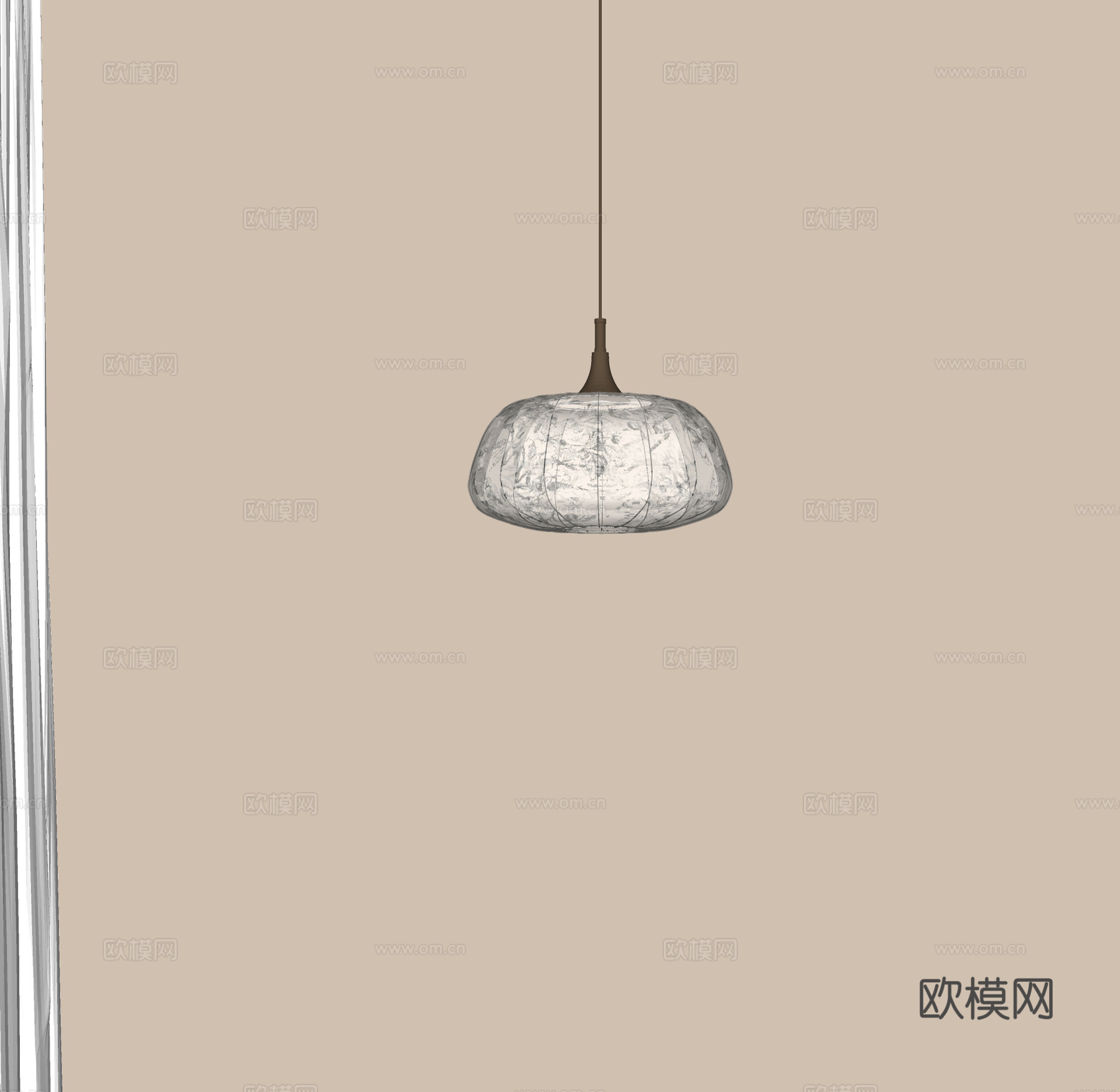 法式复古吊灯 餐厅吊灯 床头吊灯 艺术吊灯 吧台吊灯su模型