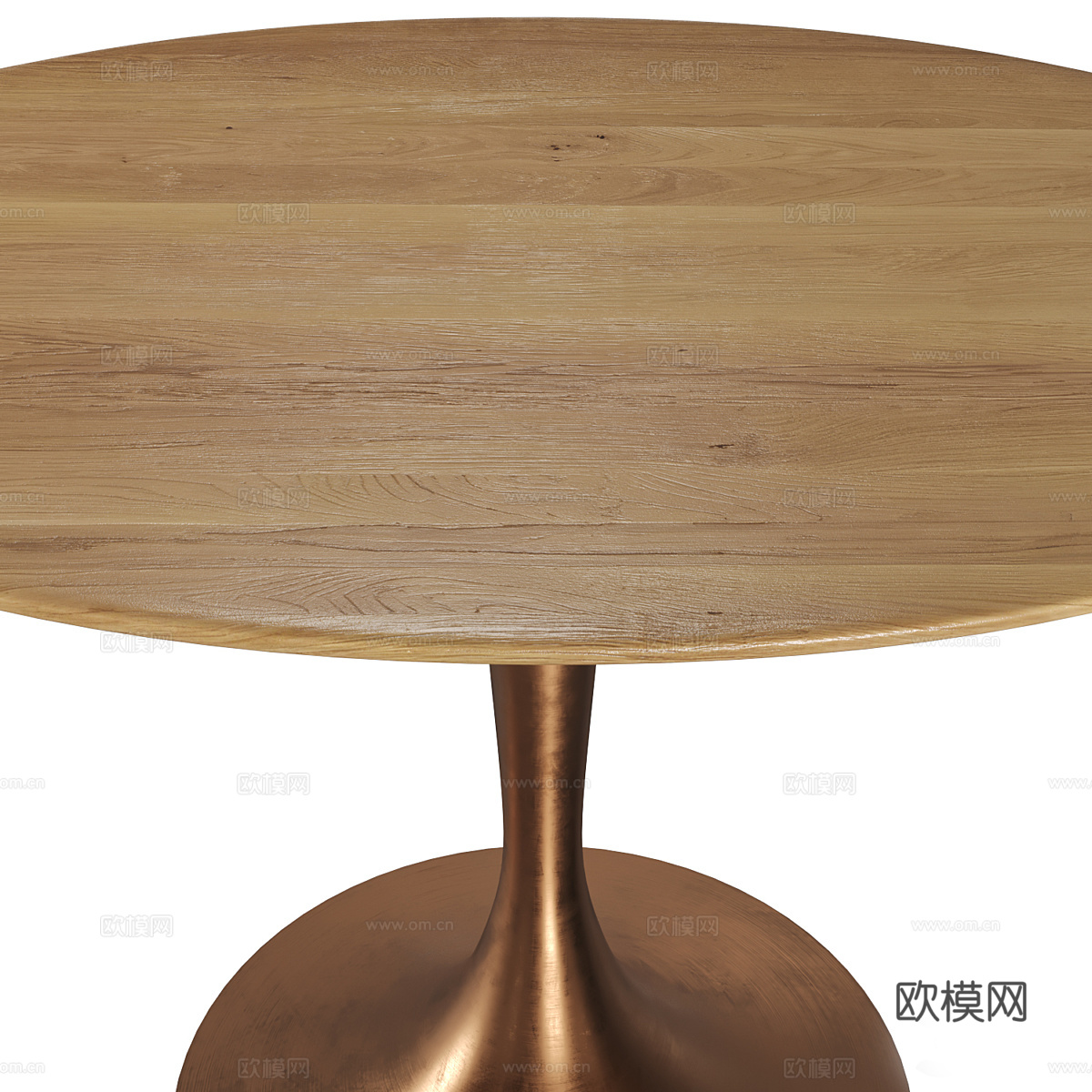 现代轻奢 Hisia 椭圆餐桌3d模型