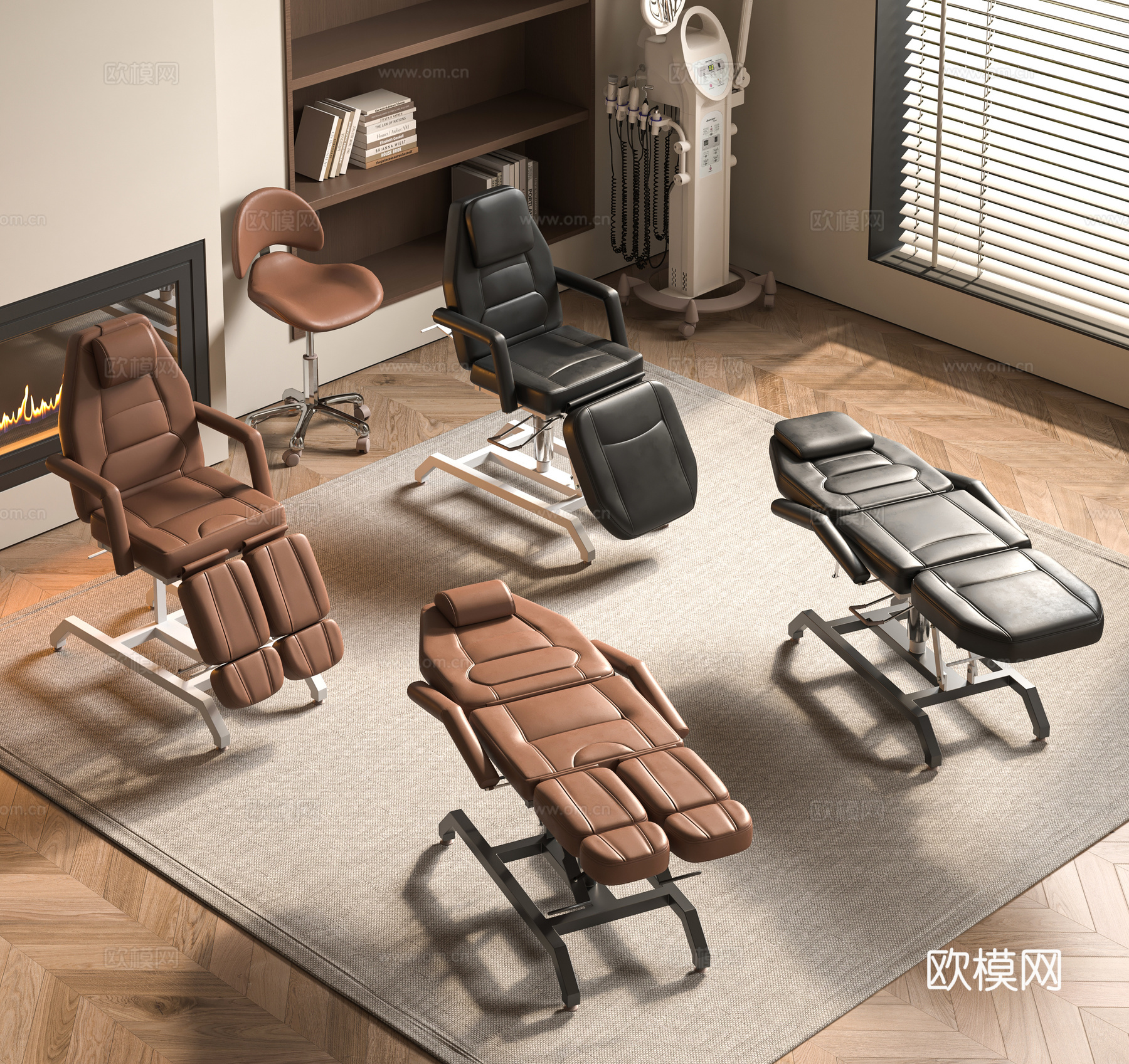 现代手术床3d模型
