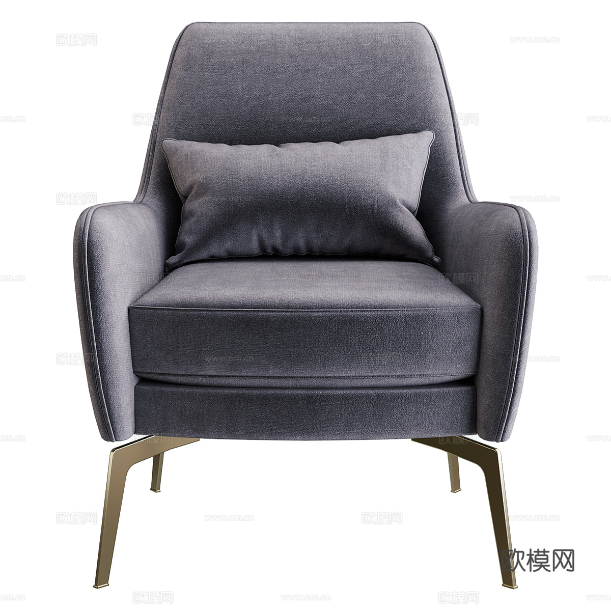 现代意式轻奢 Vanensi 休闲椅3d模型