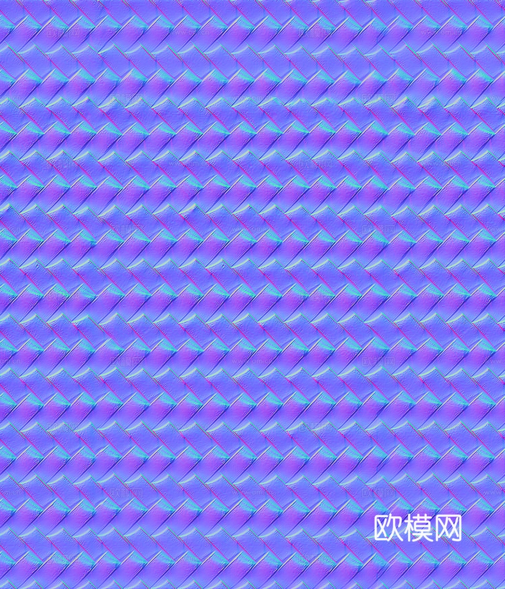 编织纹法线凹凸贴图