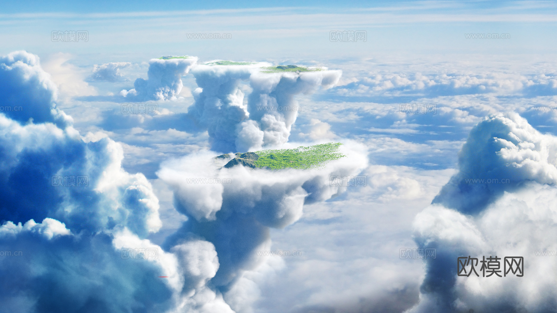 天空白云抽象