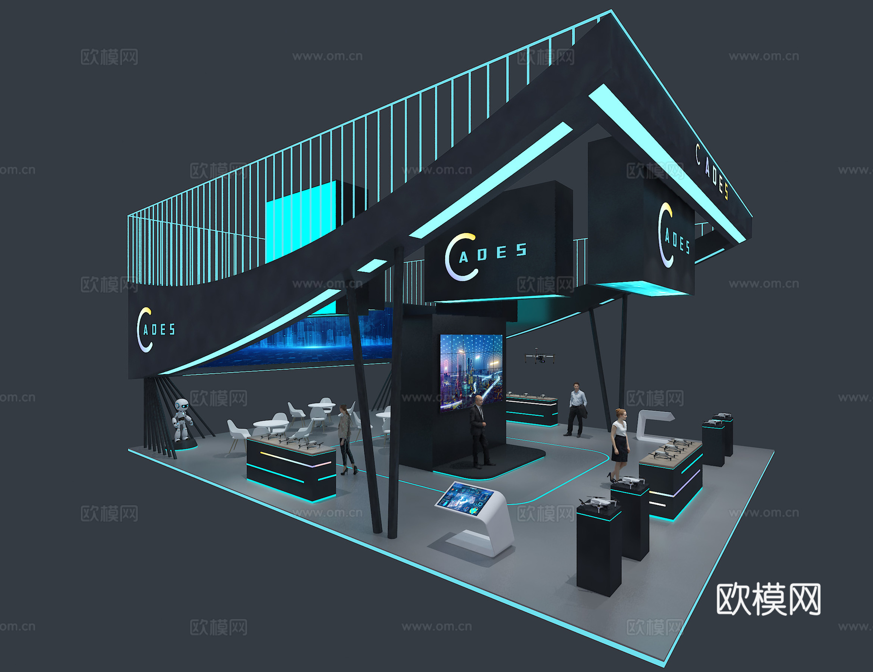 科技展厅3d模型