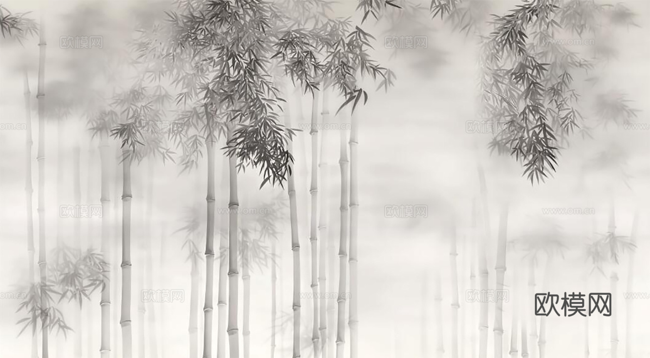 漂亮新中式 现代艺术壁纸 墙布 壁布高清贴图下载