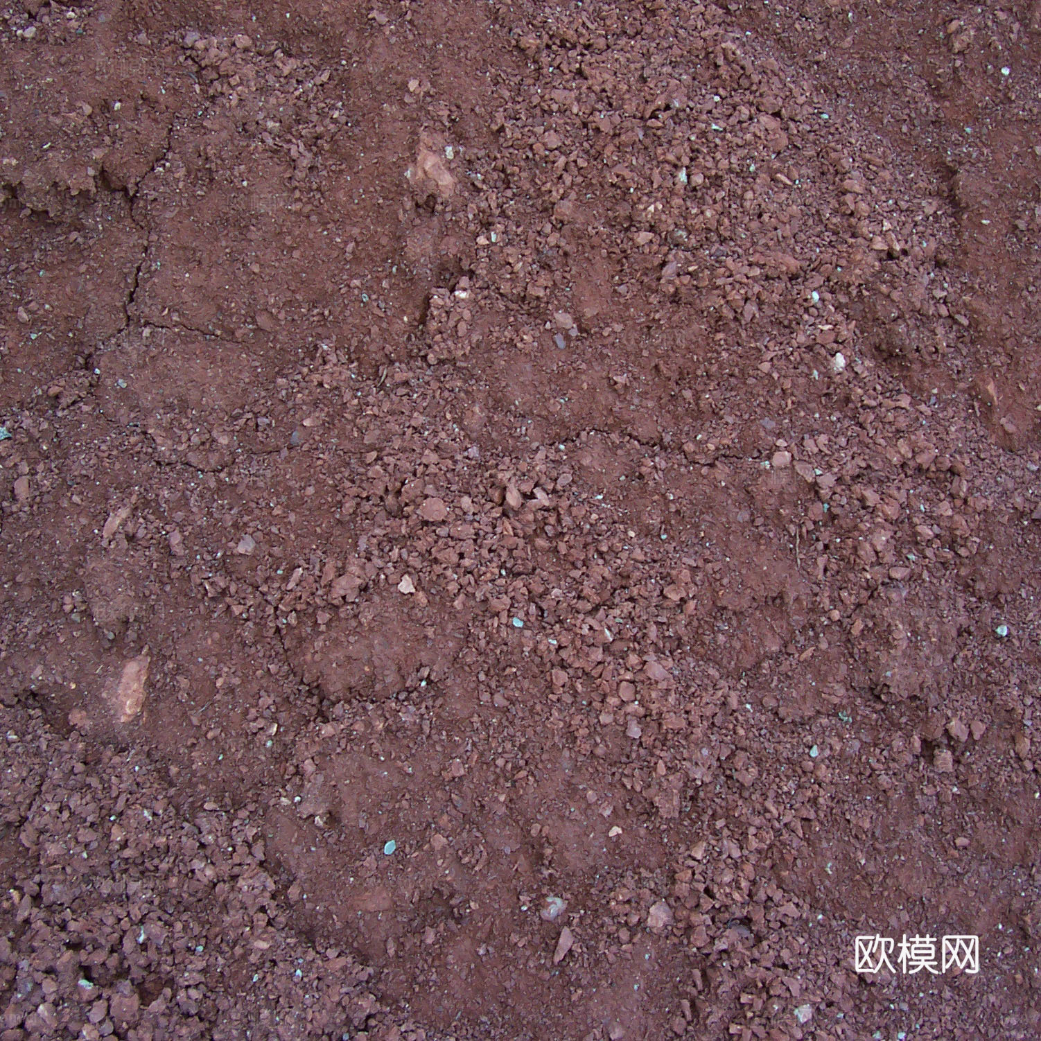 沙土地面 沥青路面 碎石 鹅卵石 广场地面